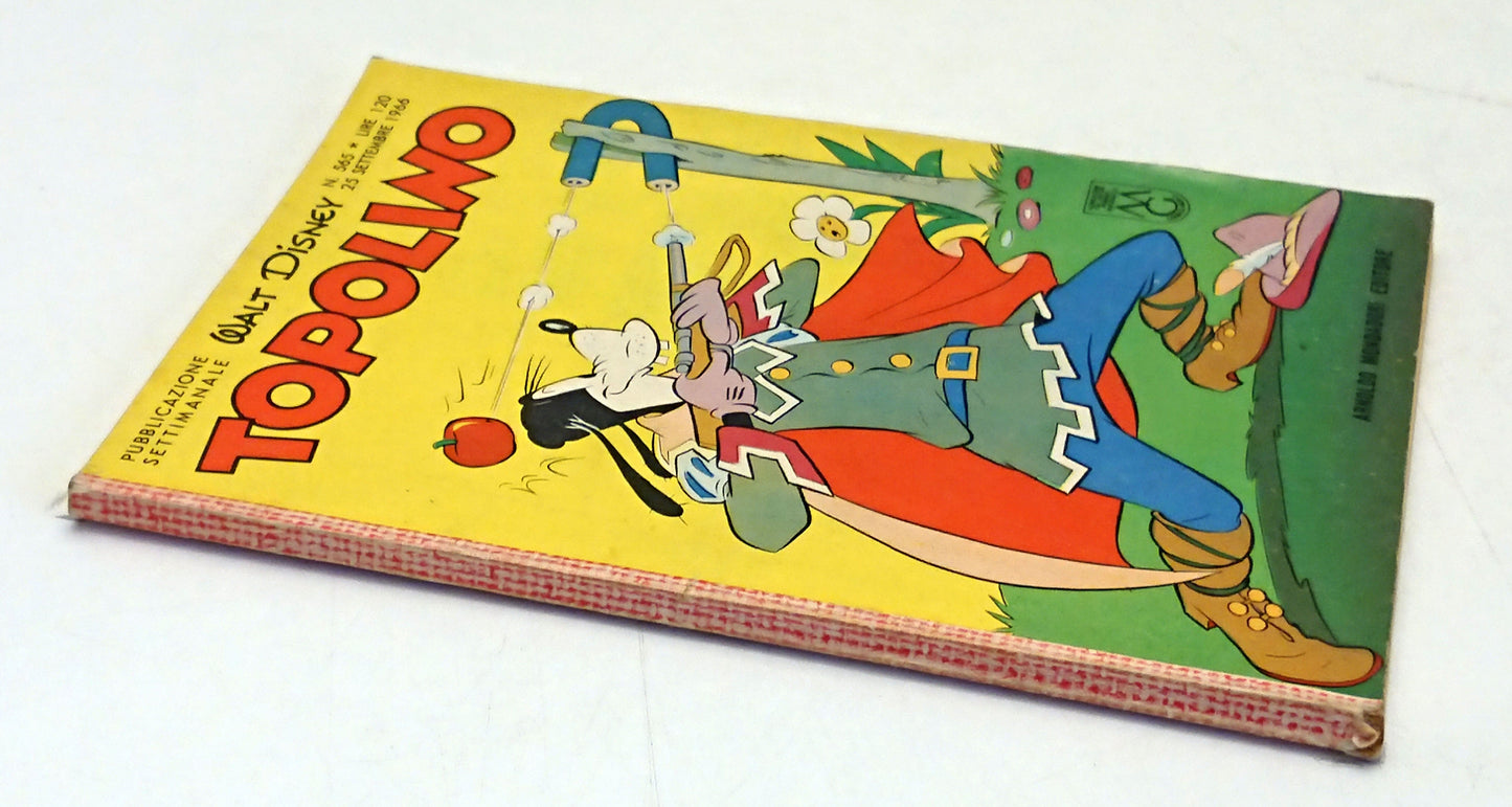 Topolino n.565 completo di bollini e cedola libraria - Disney Mondadori - F26