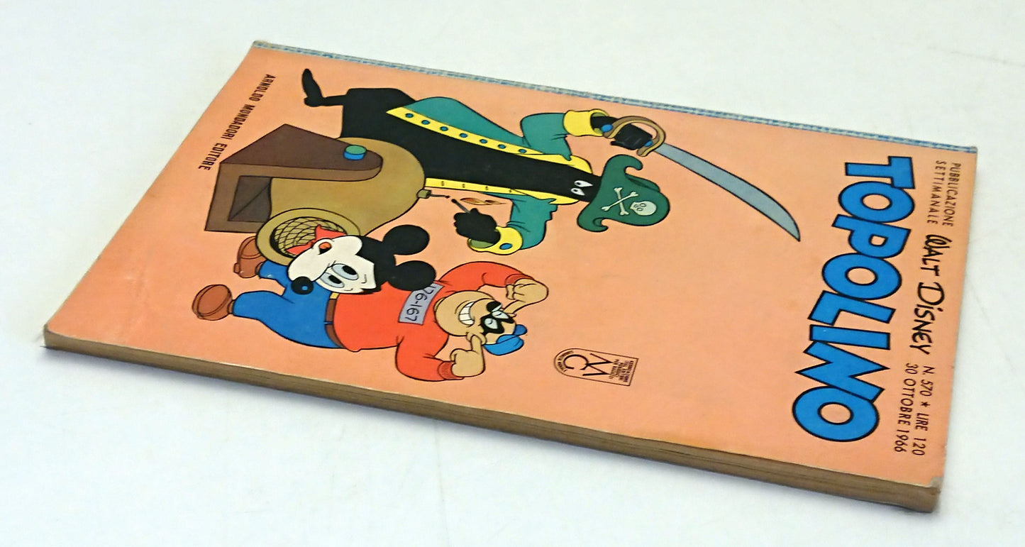 Topolino n.570 completo di bollini e cedola libraria - Disney Mondadori - F26