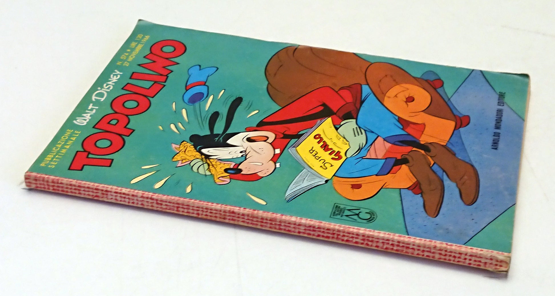 Topolino n.574 completo di bollino e cedola libraria - Disney Mondadori - F26