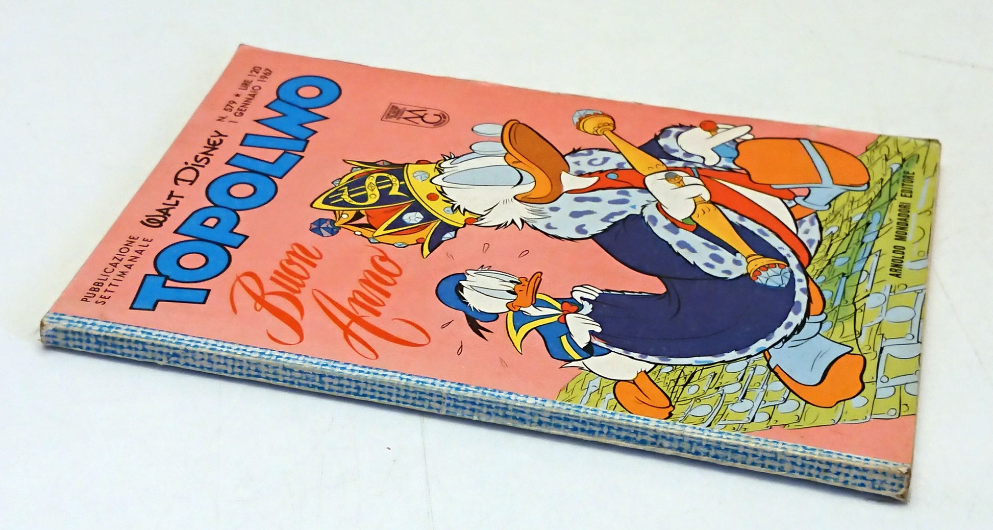 Topolino n.579 completo di bollini - Disney Mondadori - calendario 1967 - F26