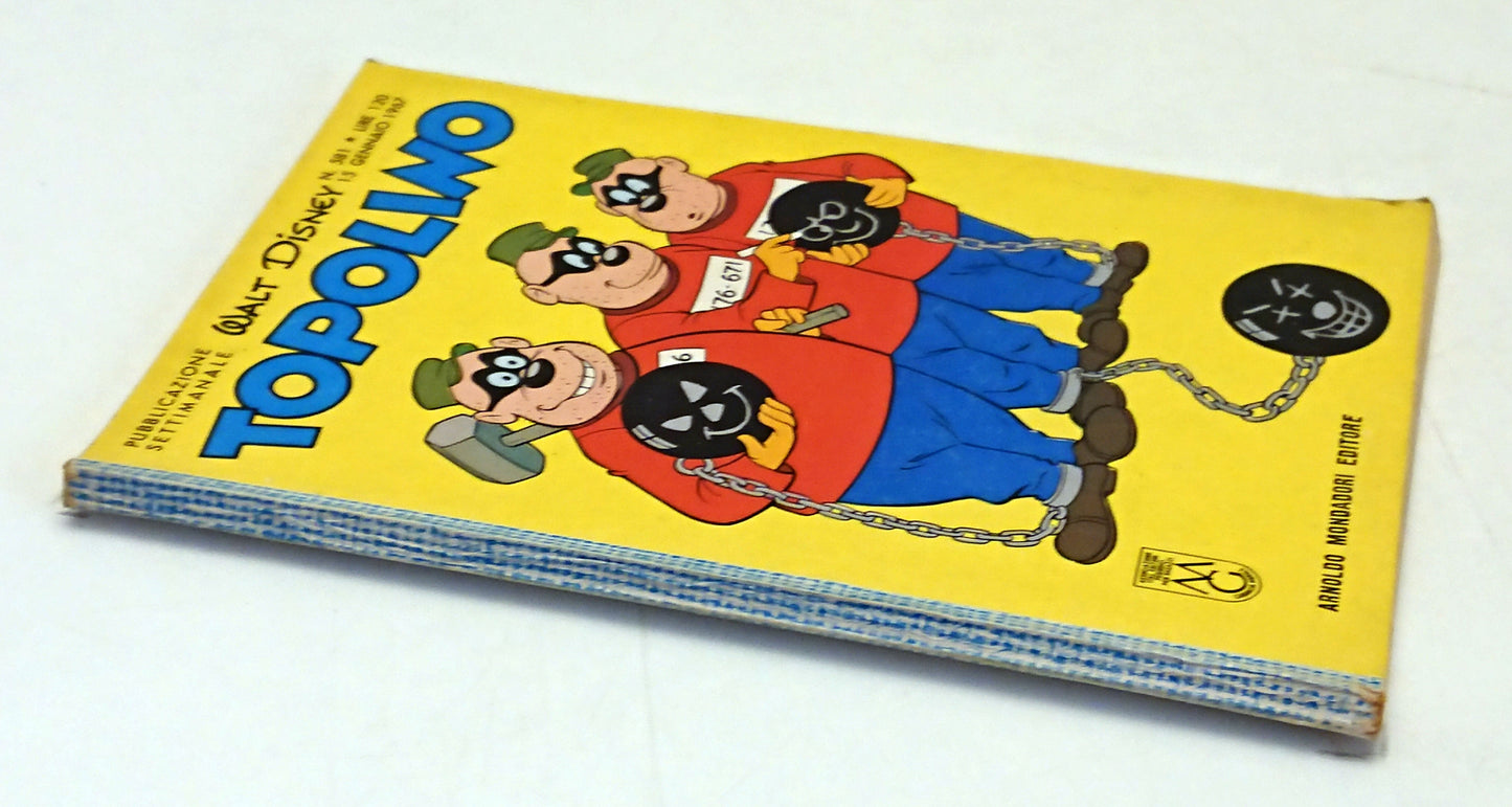 Topolino n.581 completo di bollino e cedola libraria - Disney Mondadori - F26