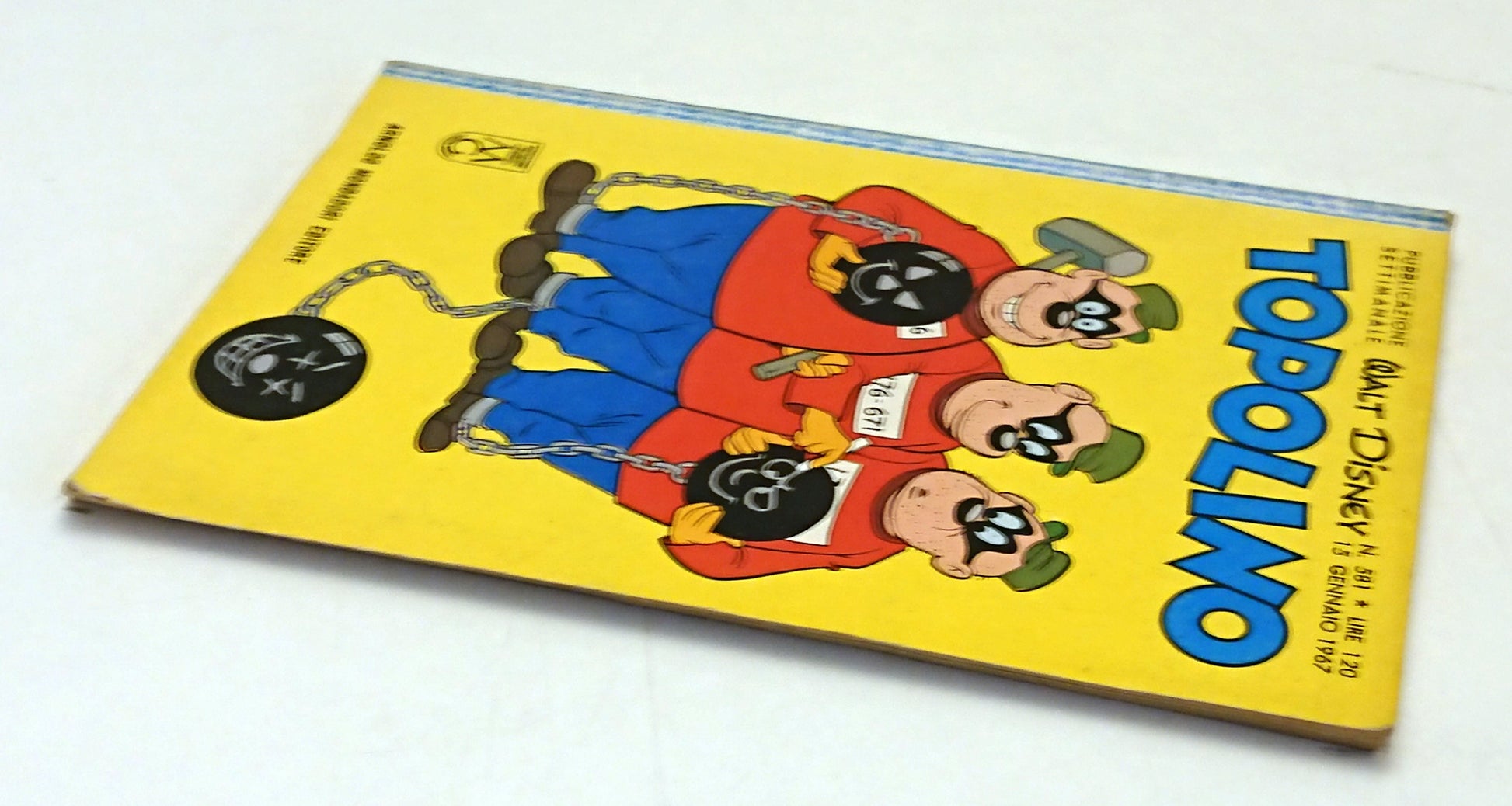 Topolino n.581 completo di bollino e cedola libraria - Disney Mondadori - F26