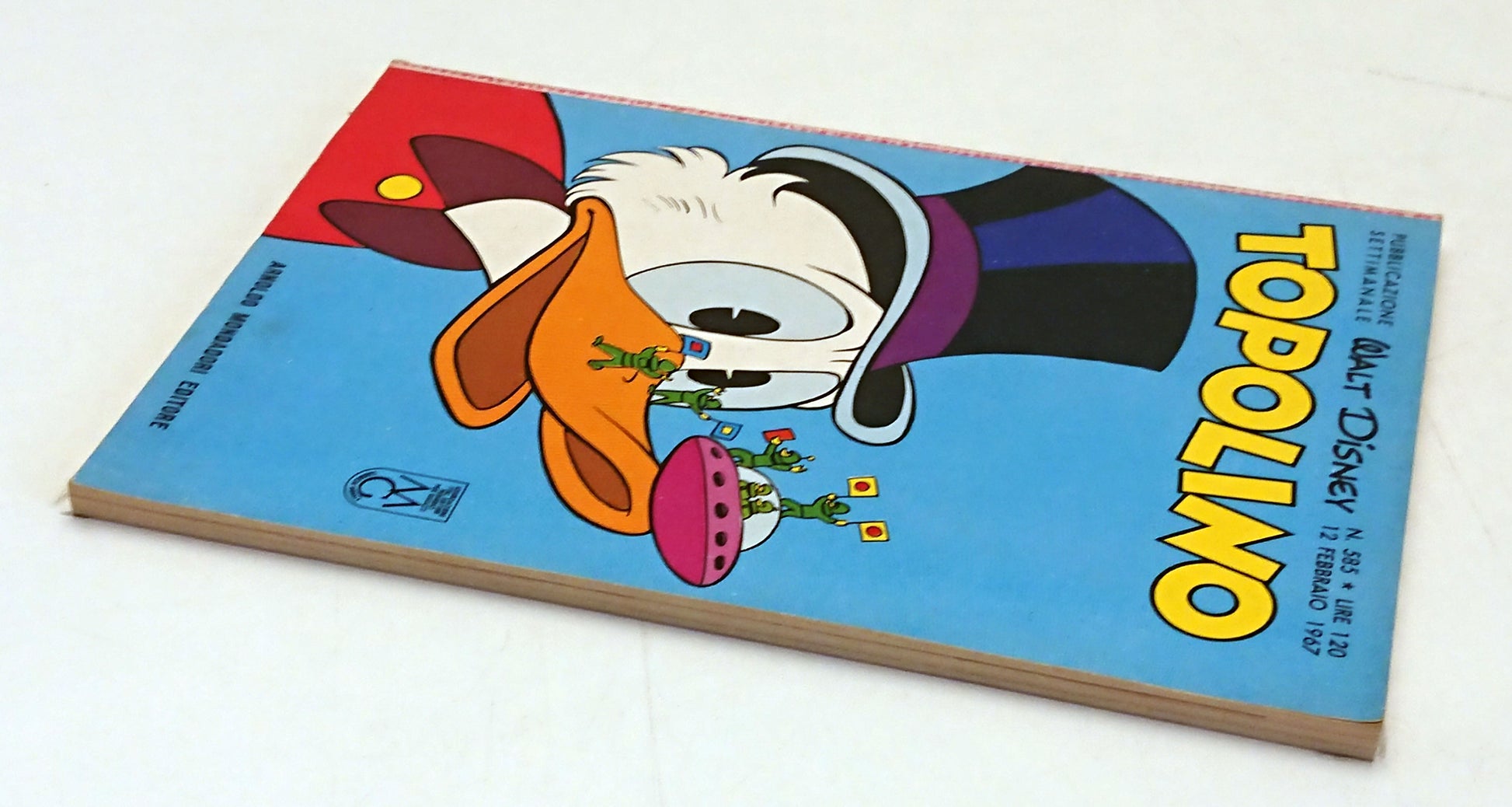 Topolino n.585 completo di bollino e cedola libraria - Disney Mondadori - F26