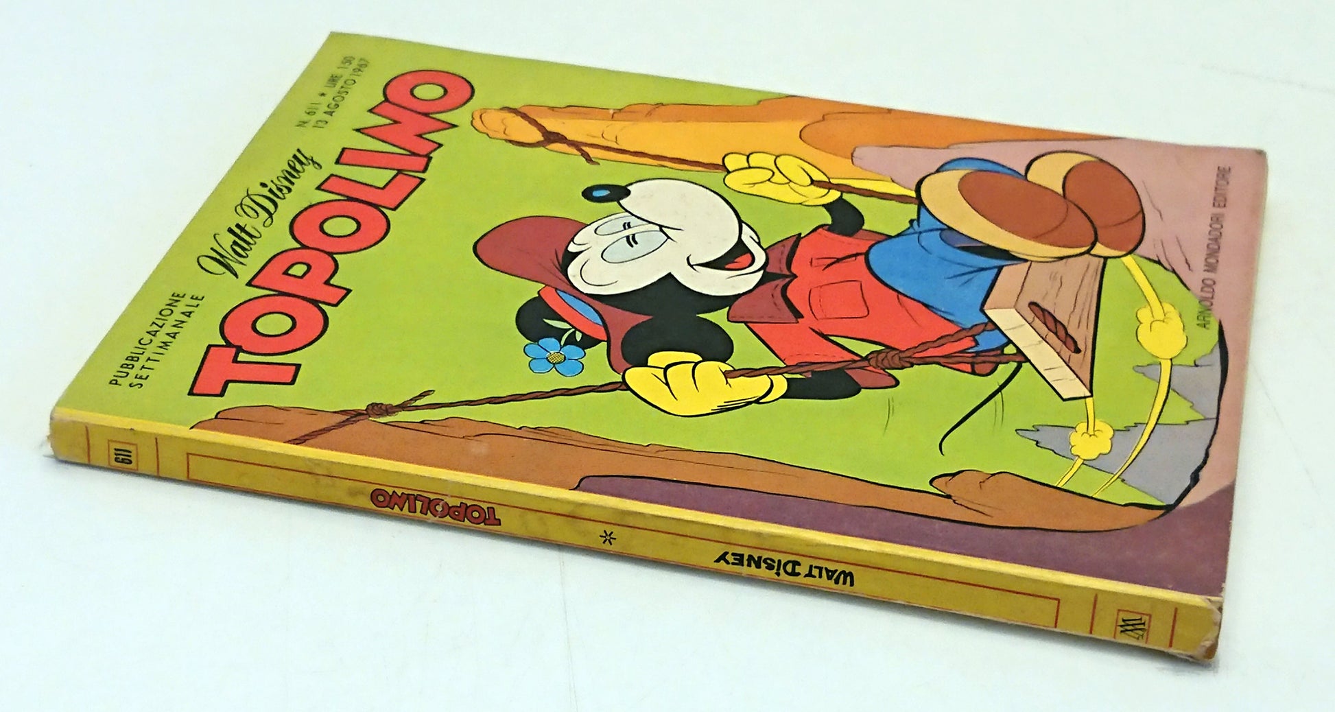 Topolino n.611 completo di bollini - Disney Mondadori - 1a storia Cavazzano- F26