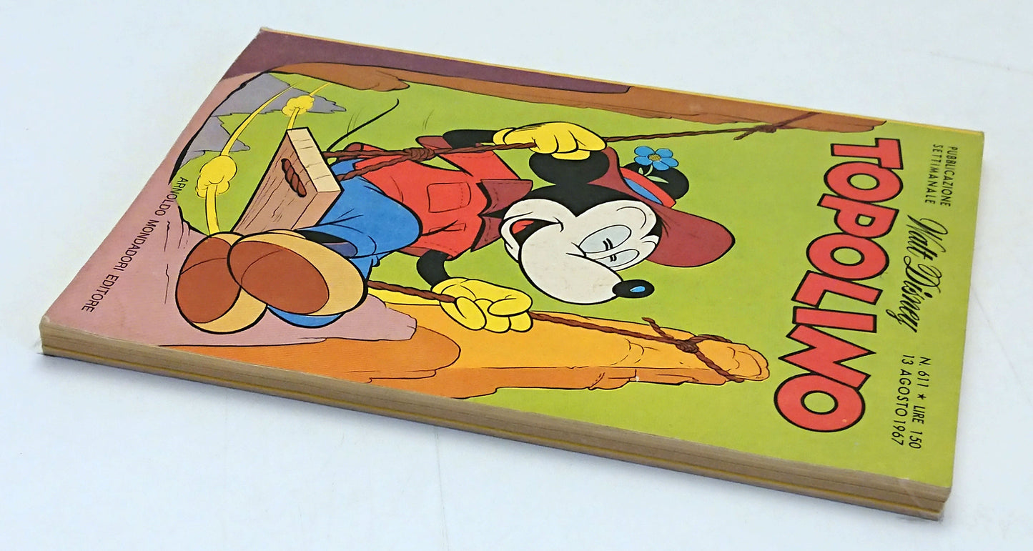 Topolino n.611 completo di bollini - Disney Mondadori - 1a storia Cavazzano- F26