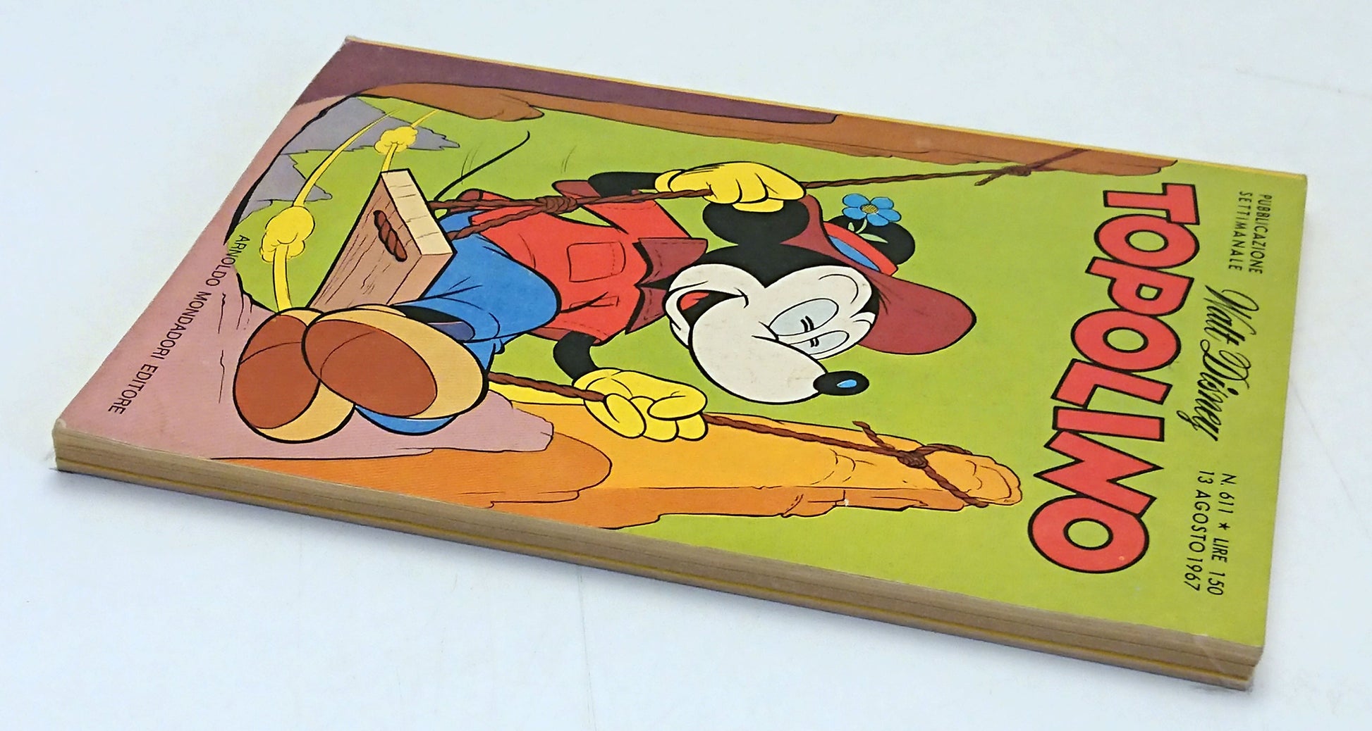Topolino n.611 completo di bollini - Disney Mondadori - 1a storia Cavazzano- F26