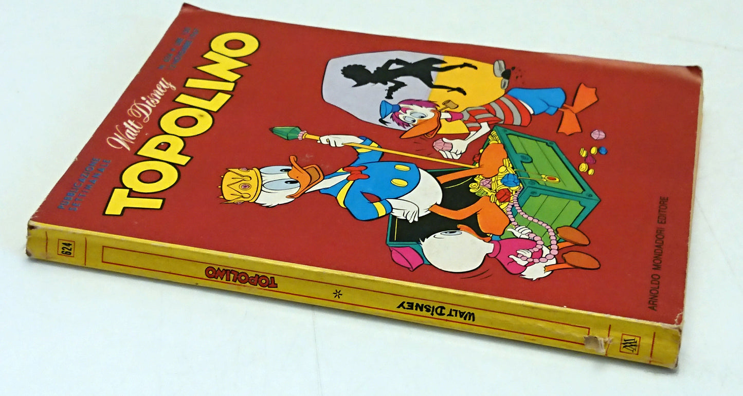 Topolino n.624 bollini e cedola- Disney Mondadori- catalogo giochi Baravelli-F26