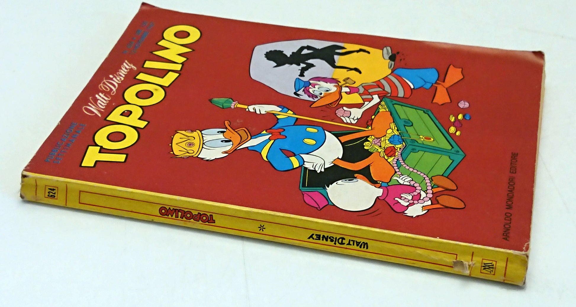 Topolino n.624 bollini e cedola- Disney Mondadori- catalogo giochi Baravelli-F26