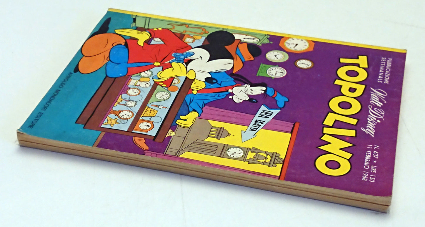 Topolino n.637 completo di bollini e cedola libraria - Disney Mondadori - F26