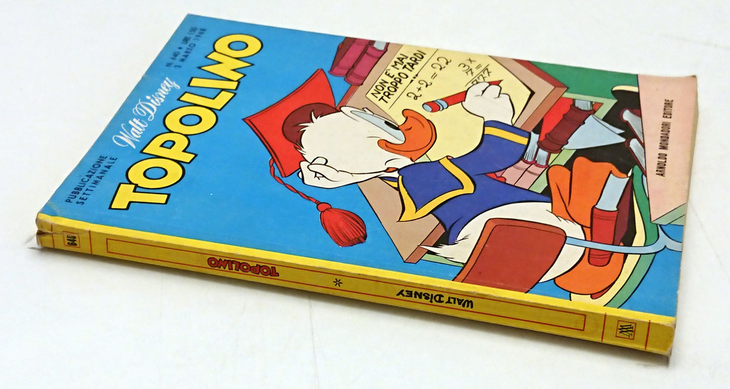 Topolino n.640 completo di bollini e cedola libraria - Disney Mondadori - F26