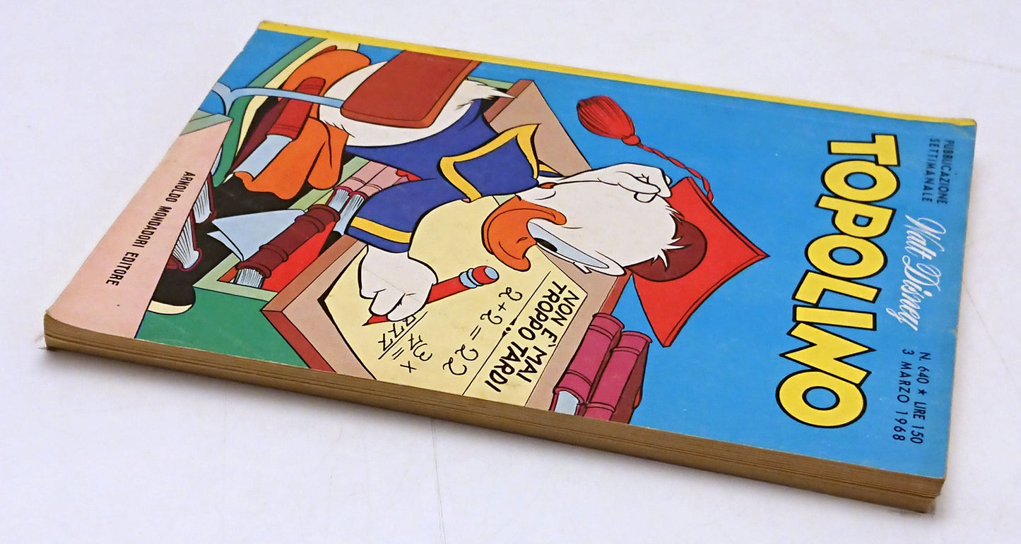 Topolino n.640 completo di bollini e cedola libraria - Disney Mondadori - F26
