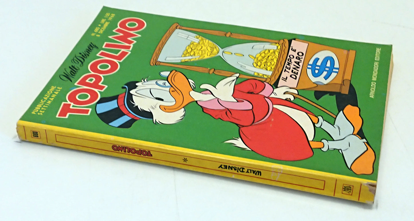 Topolino n.680 bollini e cedola - Disney Mondadori - inserto Natale '68 - F26