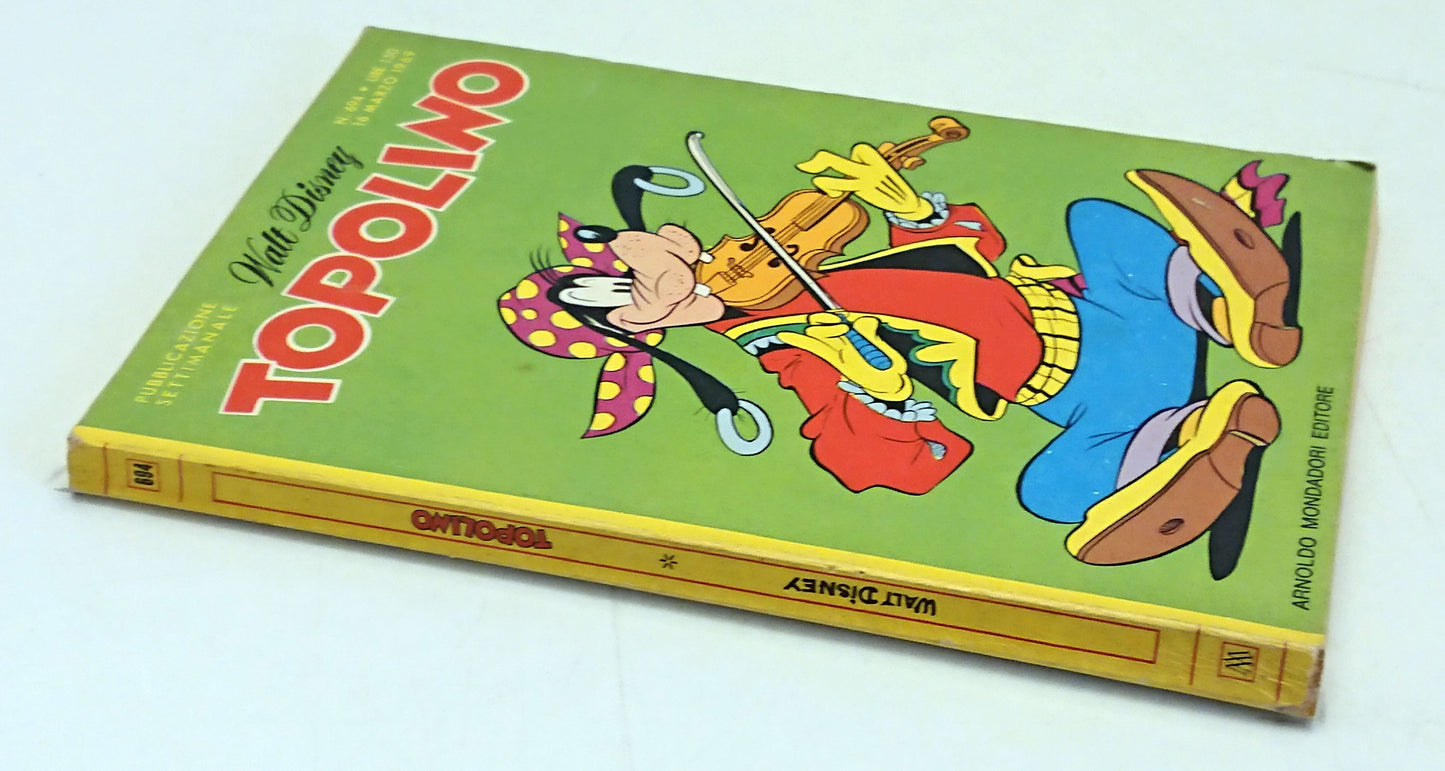 Topolino n.694 completo di bollini  e cedola libraria - Disney Mondadori - F26