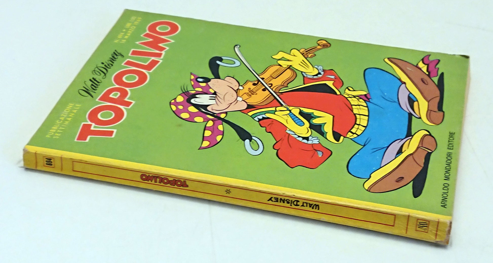 Topolino n.694 completo di bollini  e cedola libraria - Disney Mondadori - F26