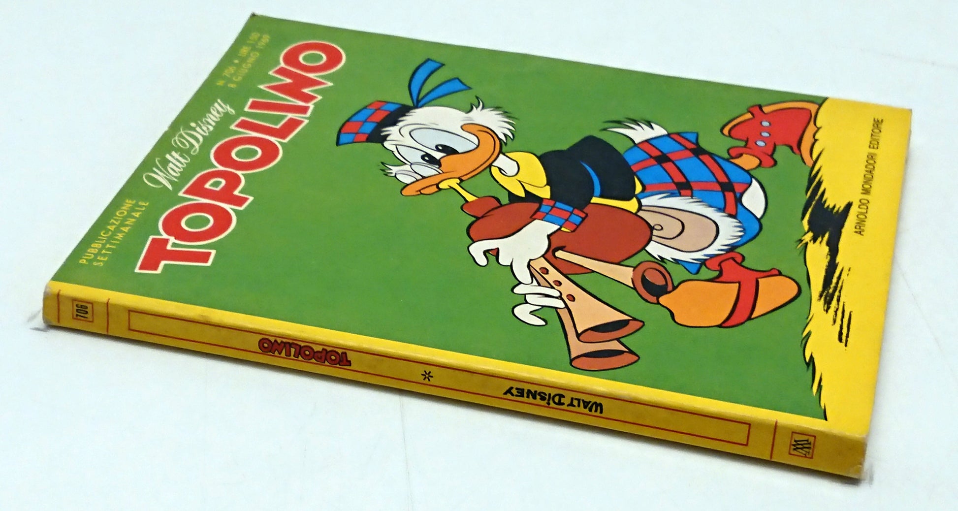 Topolino n.706 completo di bollini - Disney Mondadori - 1a storia Paperinik- F26