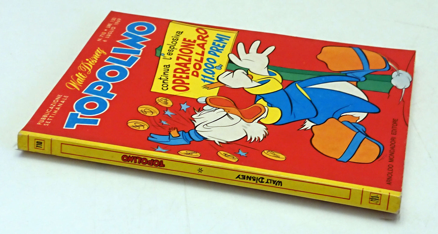 Topolino n.710 completo di bollini e cedola libraria- Disney Mondadori - F26