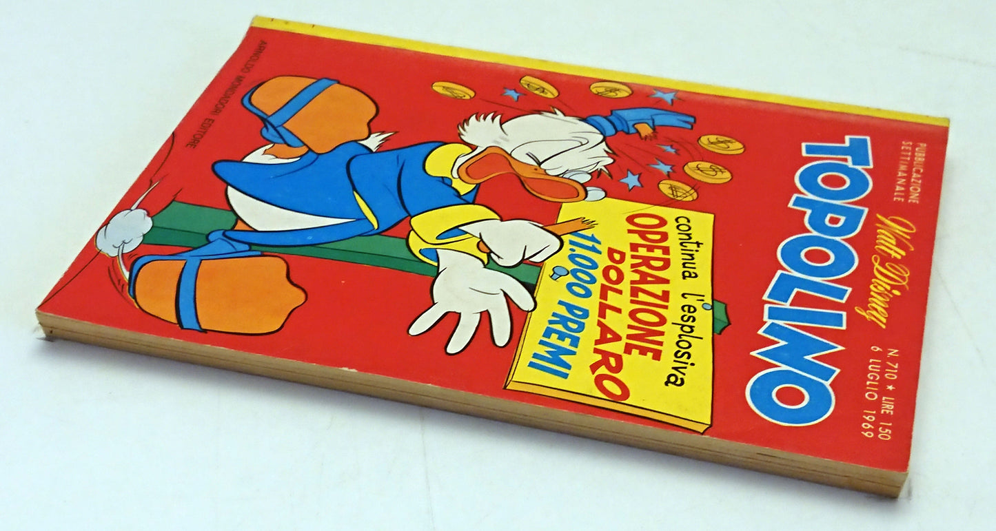 Topolino n.710 completo di bollini e cedola libraria- Disney Mondadori - F26