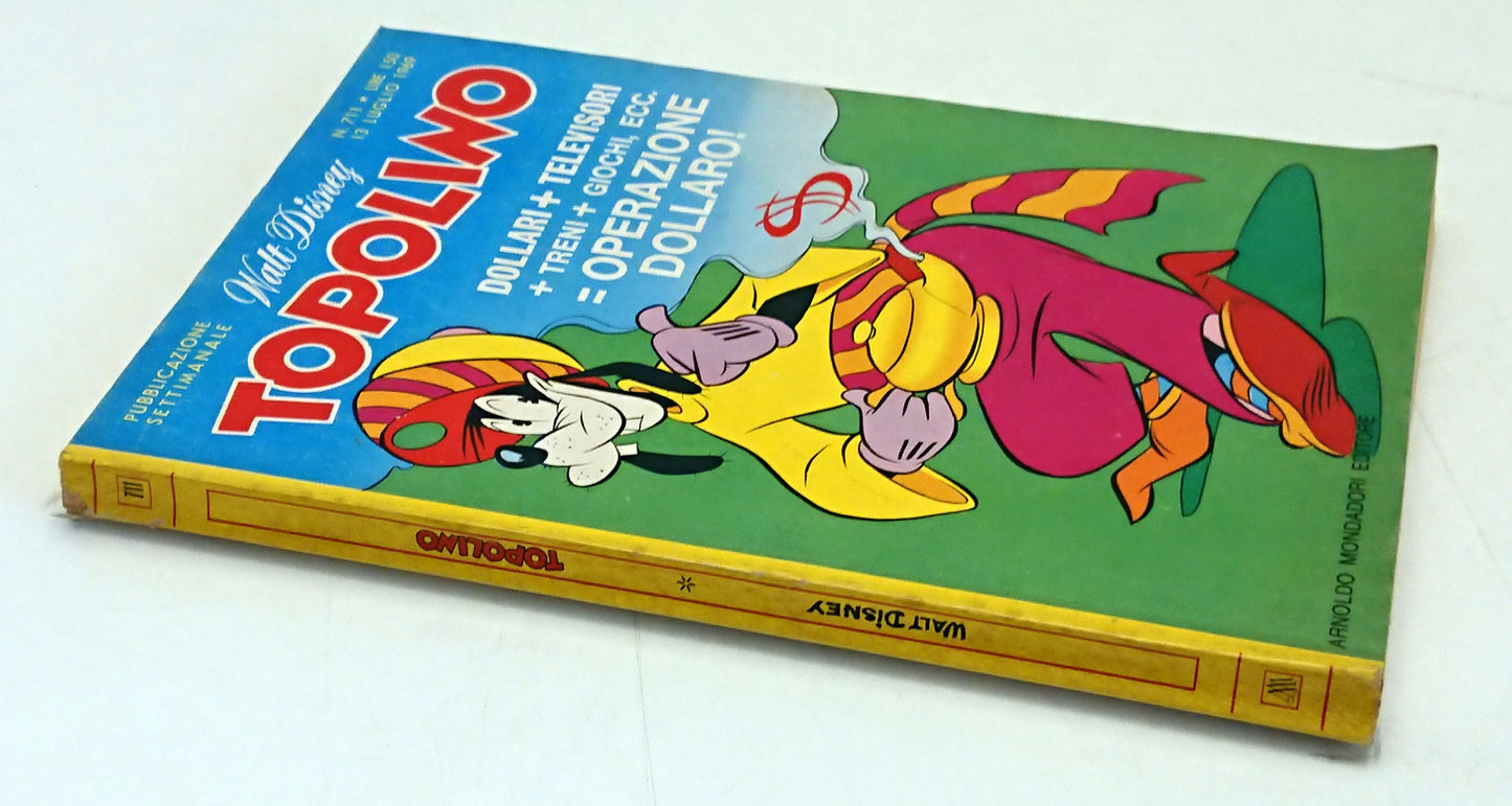 Topolino n.711 completo di bollini e cedola libraria - Disney Mondadori - F26