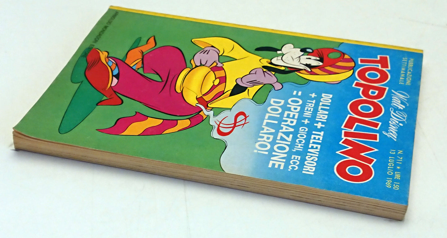 Topolino n.711 completo di bollini e cedola libraria - Disney Mondadori - F26