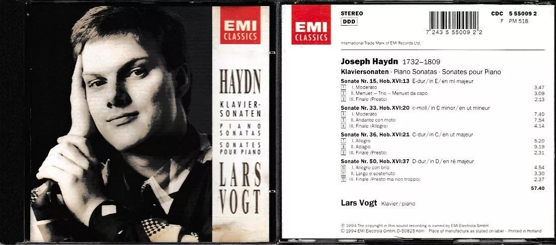 MCD- CD HAYDN - KLAVIERSONATEN - LARS VOGT -- EMI - 1994 - ZCD18