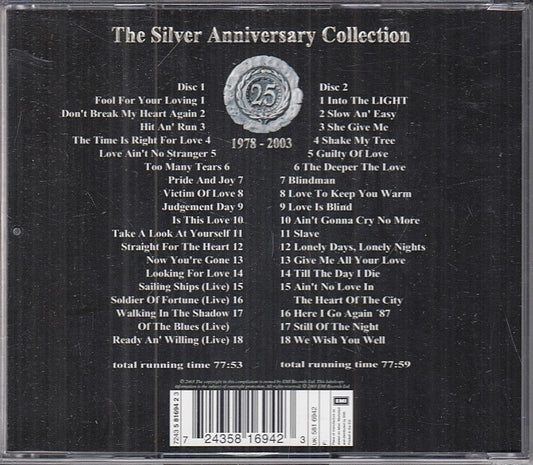 MCD- CD WHITESNAKE THE SILVER ANNIVERSARY COLLECTION EMI S CD - ZCD6
