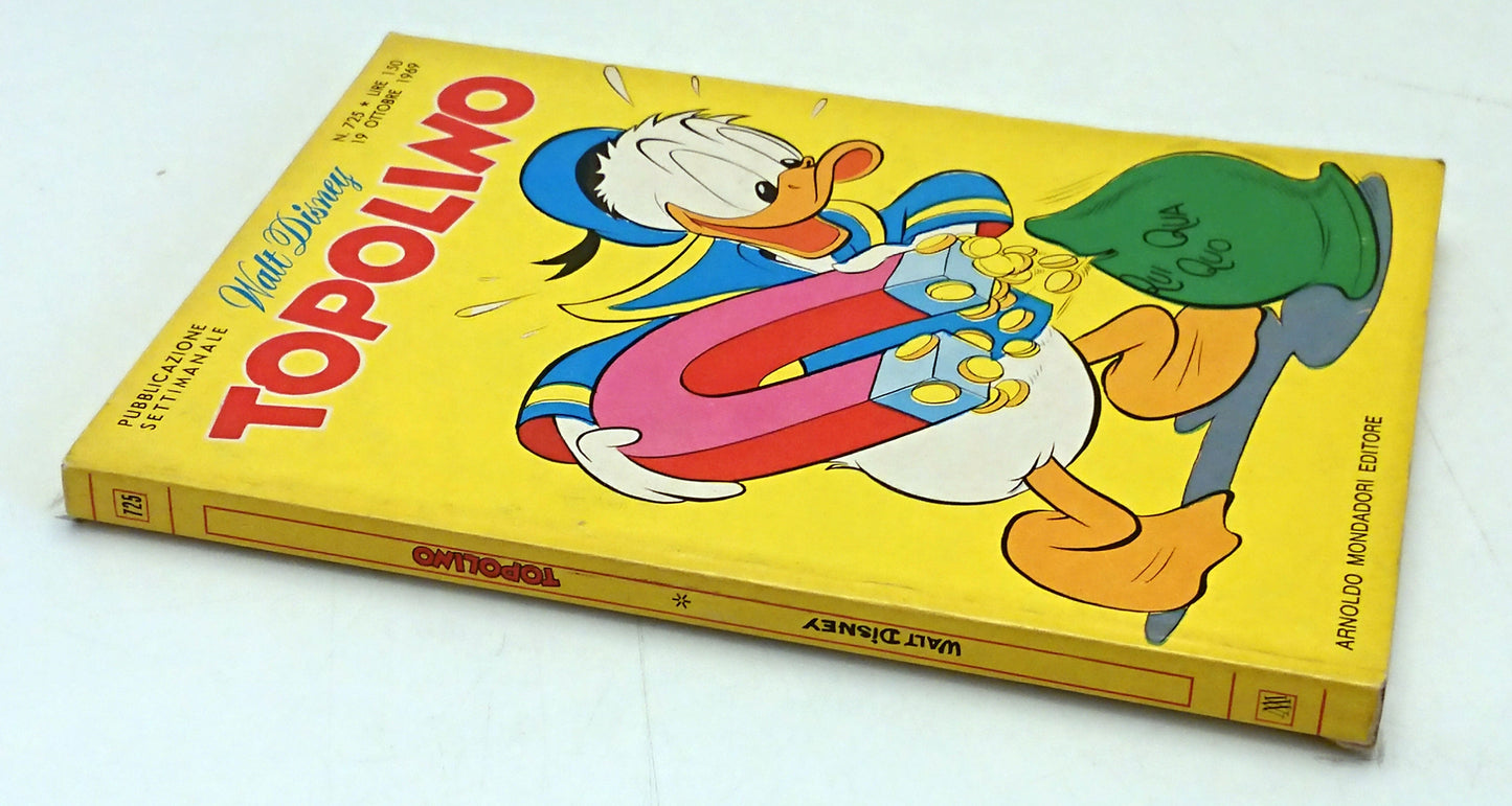 Topolino n.725 completo di bollini e cedola libraria - Disney Mondadori - F26