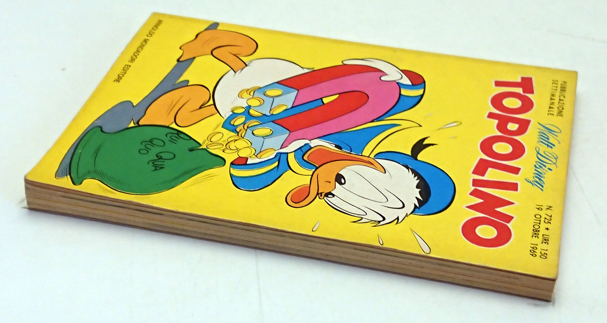 Topolino n.725 completo di bollini e cedola libraria - Disney Mondadori - F26