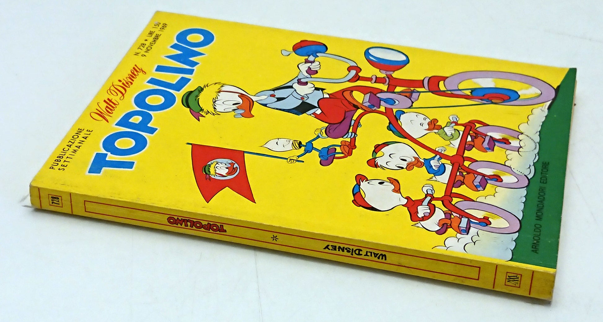 Topolino n.728 completo di bollini e cedola libraria - Disney Mondadori - F26