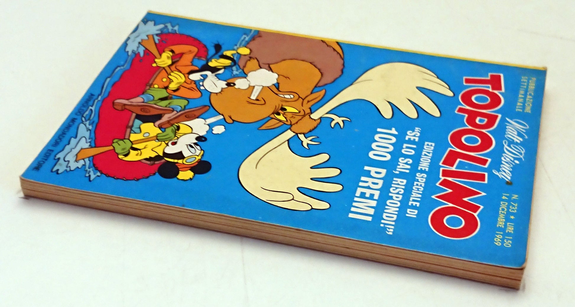 Topolino n.733 completo di bollini e cedola libraria - Disney Mondadori - F26