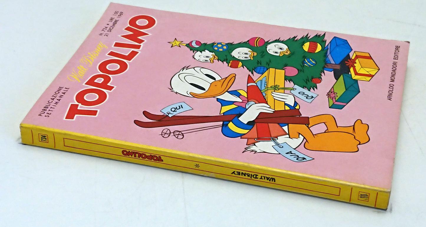 Topolino n.734 completo di bollini e cedola libraria - Disney Mondadori - F26