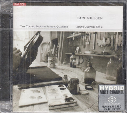 MCD- CD NIELSEN STRING QUARTETS VOL. 2  THE YOUNG DANISH STRING QUARTET DACAPO - ZCD1