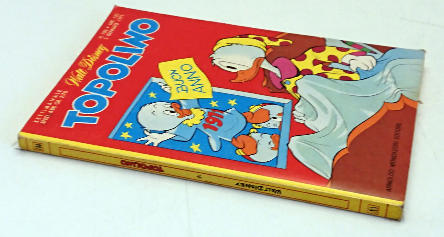 Topolino n.788 completo di bollini - Disney Mondadori - calendario 1971 F26