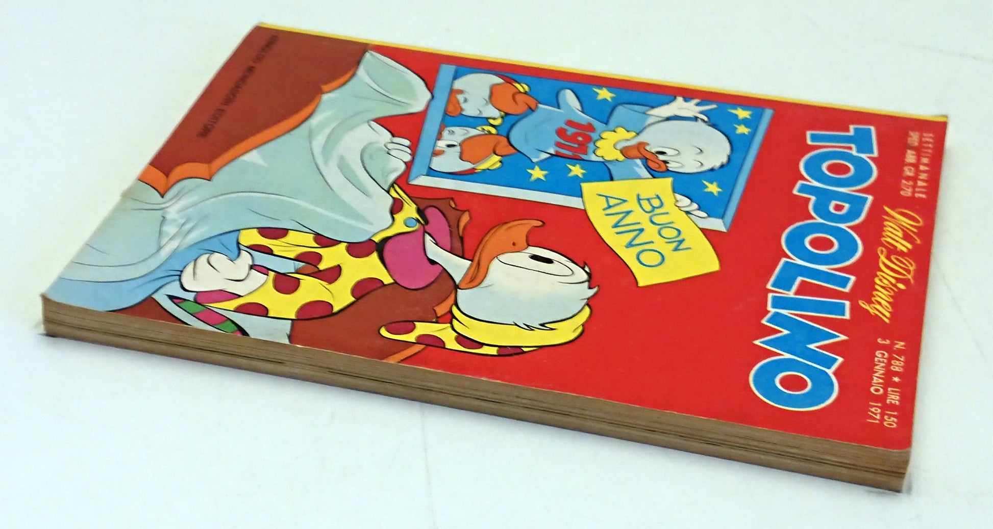 Topolino n.788 completo di bollini - Disney Mondadori - calendario 1971 F26
