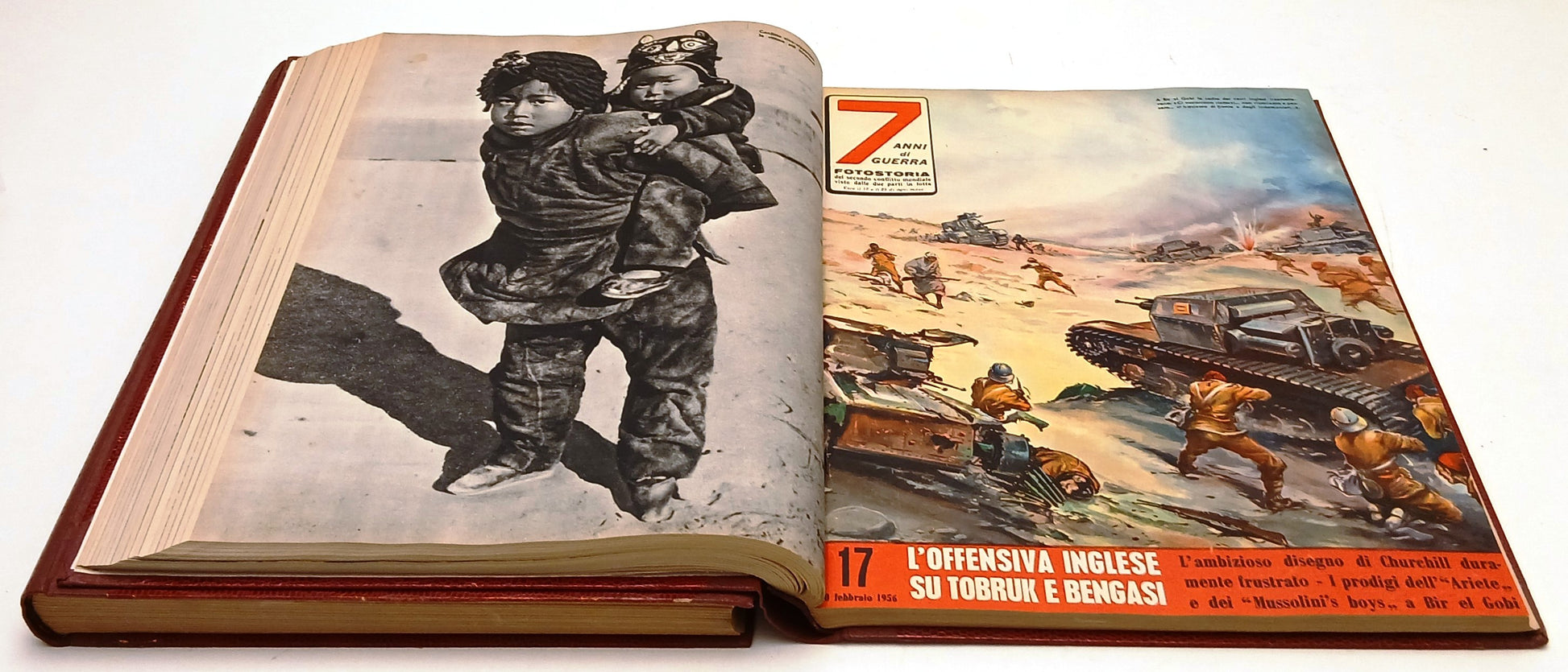 7 anni di guerra fotostoria 3 volumi rilegati- secondo conflitto mondiale-YFS434