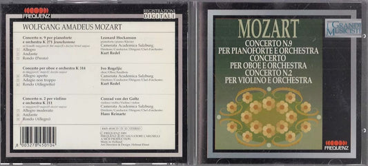 MCD- CD MOZART CONCERTO N. 9 PIANOFORTE  N. 2 OBOE VIOLINO FREQUENZ - ZCD14