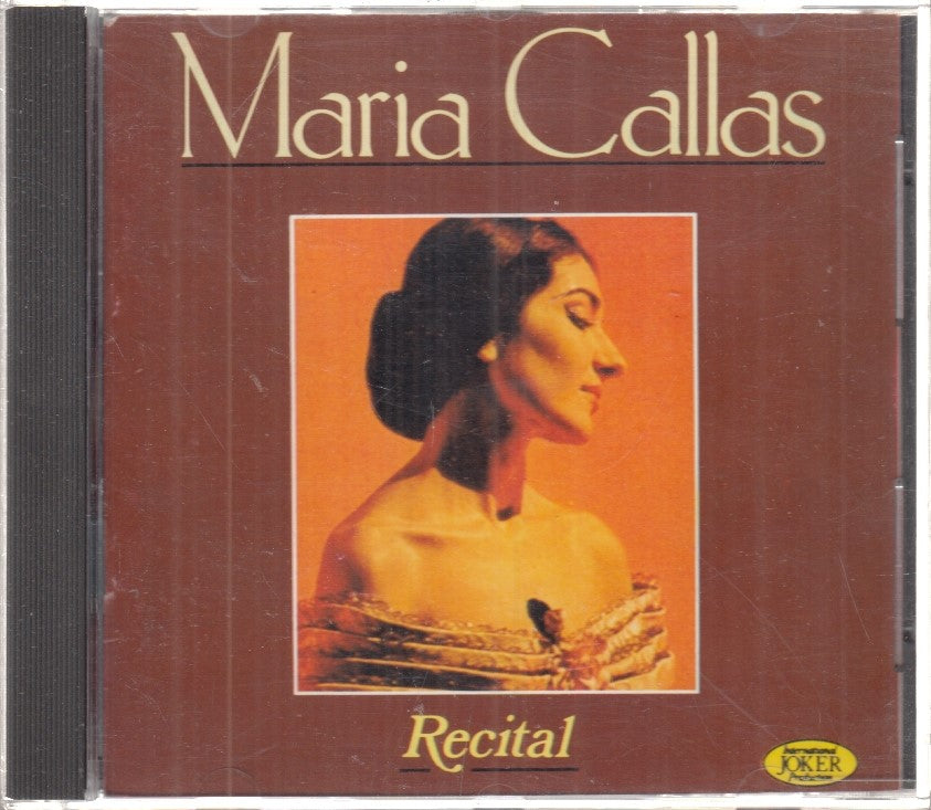 MCD- CD MARIA CALLAS RECITAL INTERNATIONAL JOKER PRODUCTION - ZCD8