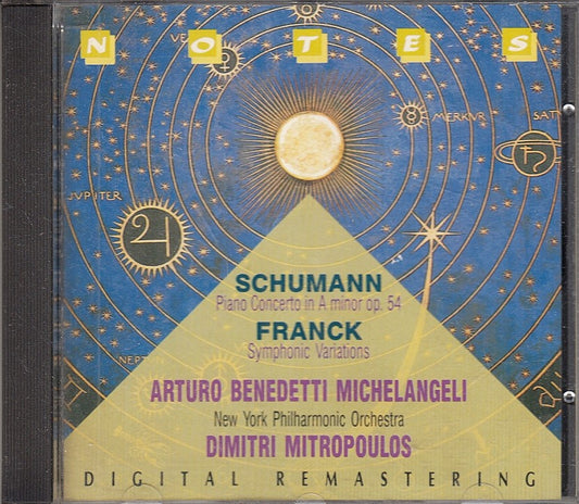 MCD- CD SCHUMANN FRANCK OP. 54 SYMPHONIC VARIATIONS NOTES - ZCD11