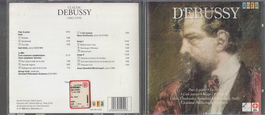 MCD- CD DEBUSSY- LA MER- GILELS BENEDETTI MICHELANGELI CHERKASSKY--- 1998-- ZCD1
