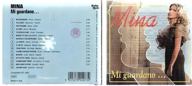 MCD- CD MINA - MI GUARDANO... - REPLAY MUSIC - 1993 - ZCD8