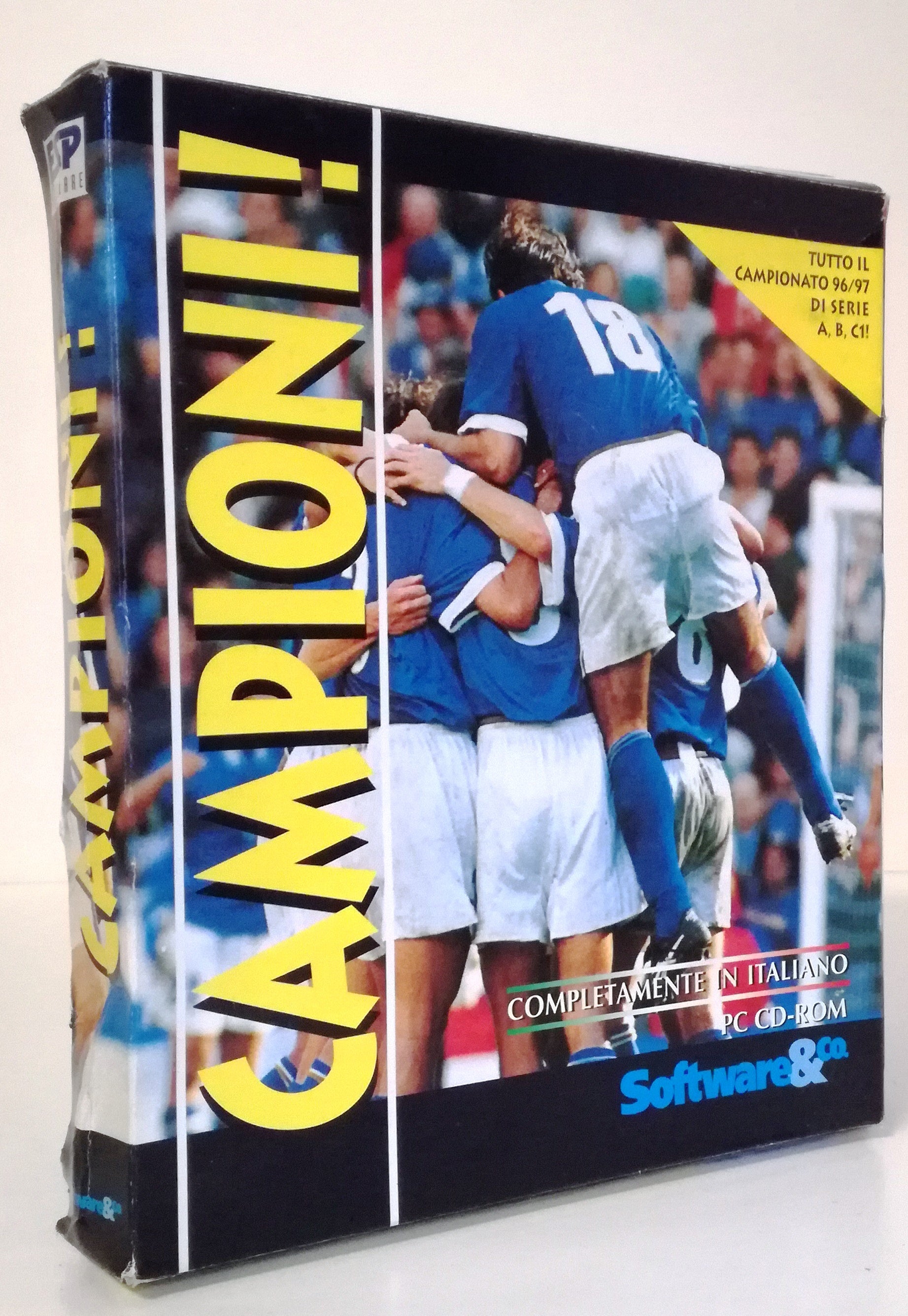 GC- GIOCO PC CD-ROM CAMPIONI  TUTTO IL CAMPIONATO 96/97 DI SERIE A B C - RGZ