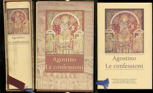 LF- LE CONFESSIONI TESTO A FRONTE - AGOSTINO - MONDOLIBRI--- 2000- CS- XFS61