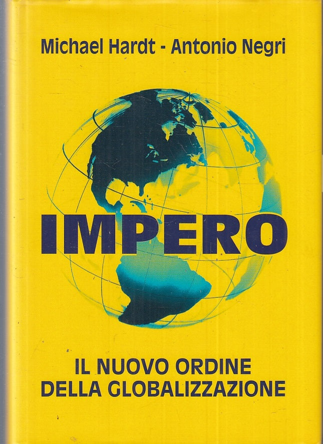 LZ- IMPERO NUOVO ORDINE DELLA GLOBALIZZAZIONE - HARDT NEGRI---- 2001- CS- ZFS611