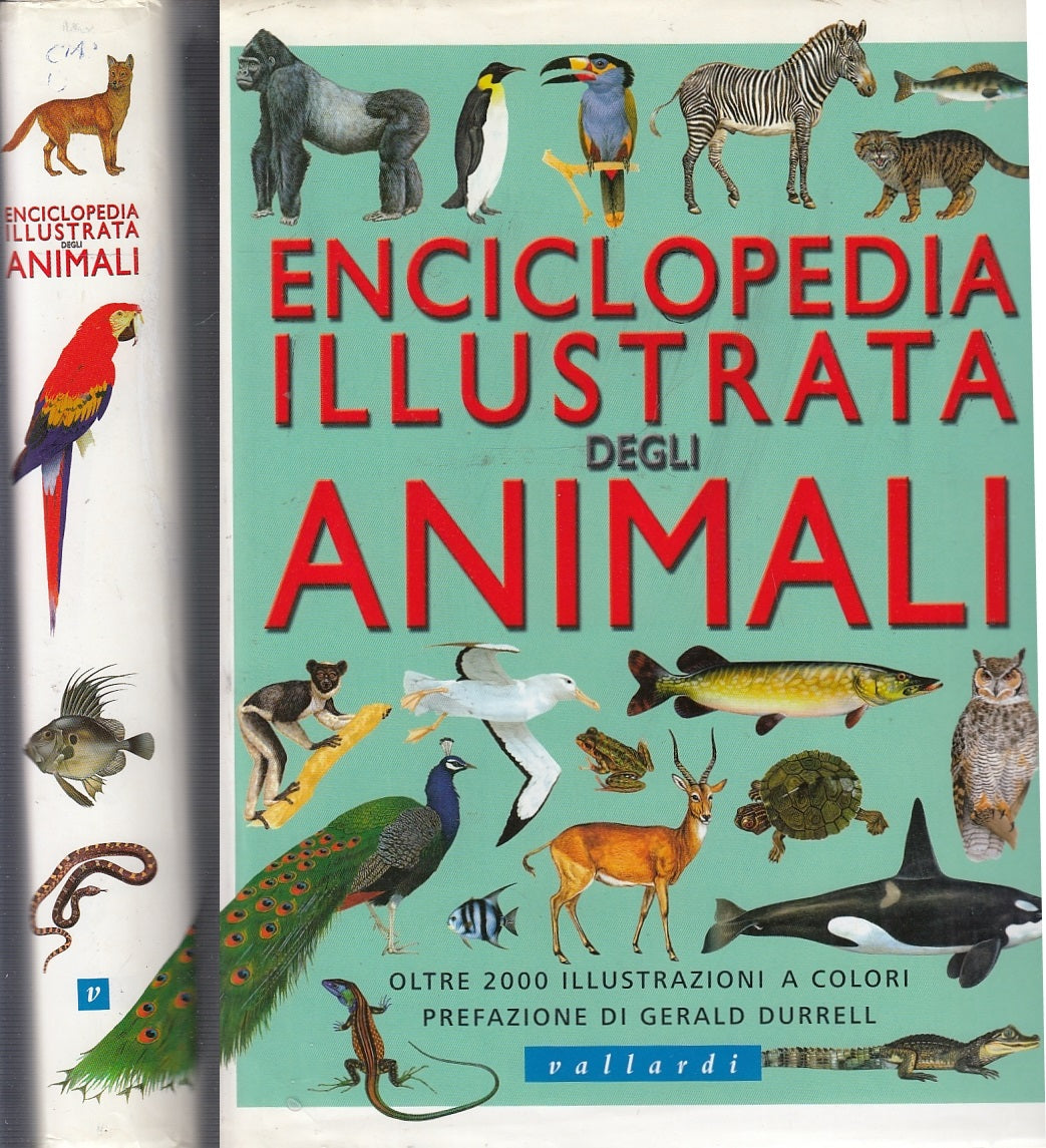 LZ- ENCICLOPEDIA ILLUSTRATA DEGLI ANIMALI -- VALLARDI--- 2004- CS- YFS685