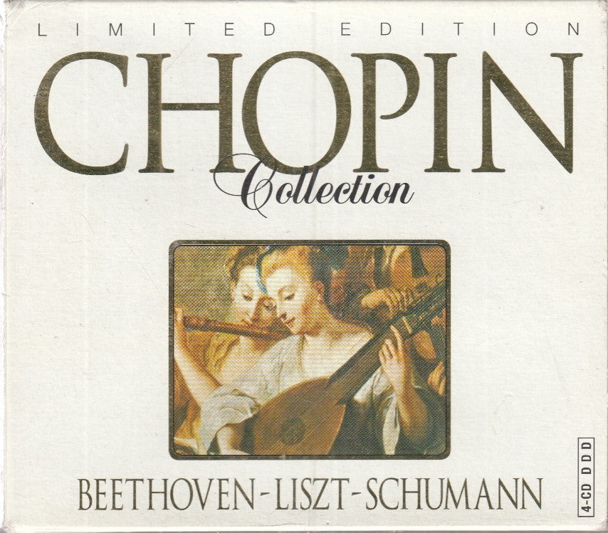 MCD- CD LIMITED EDITION CHOPIN BEETHOVEN LISZT SCHUMANN CLASSIC ART 4CD - ZCD9