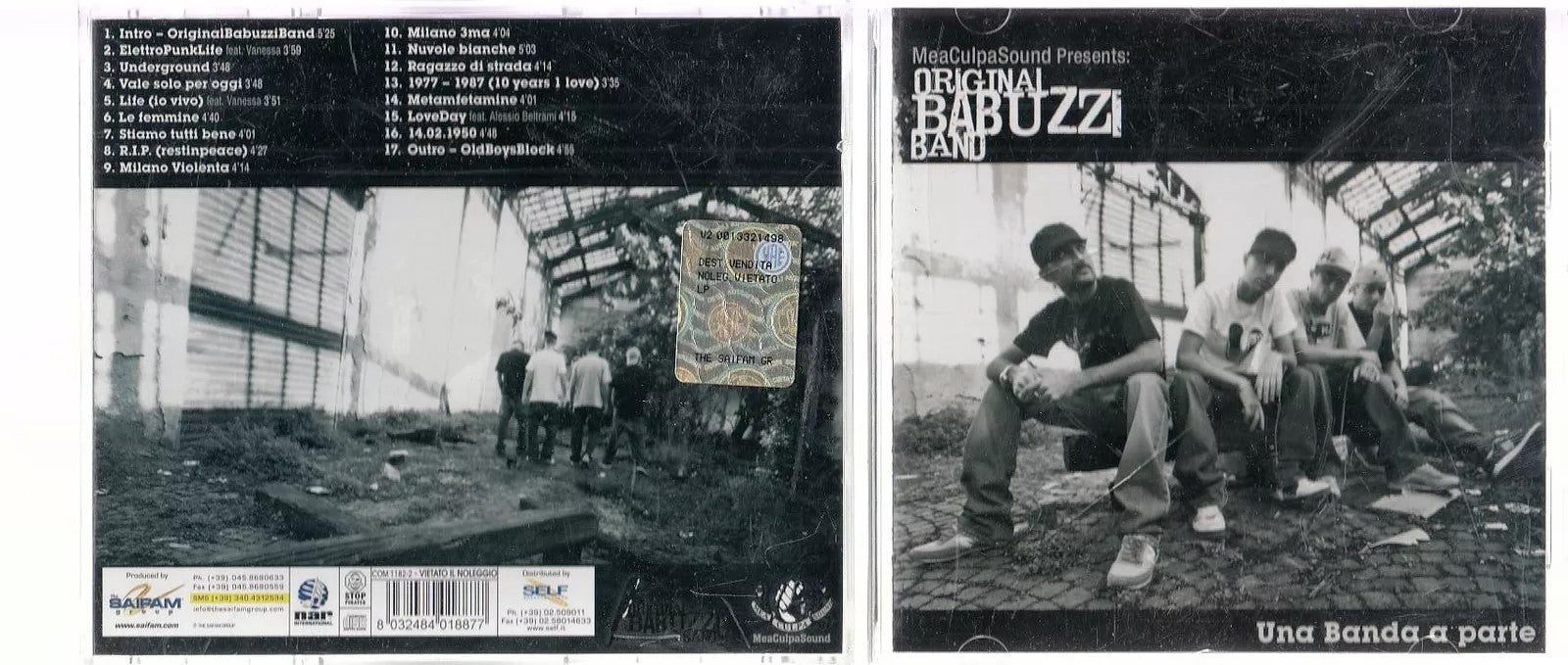 MCD- CD ORIGINAL BABUZZI BAND UNA BANDA A PARTE SAIFAM - ZCD14