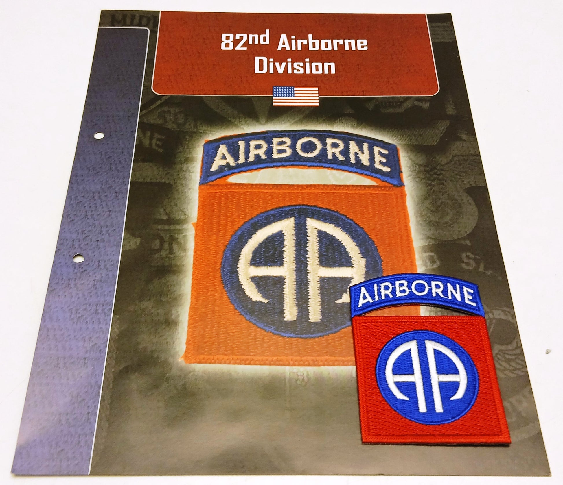 CM- Distintivi militari - Gagliardetto WW2 - USA 82nd Airborn Division