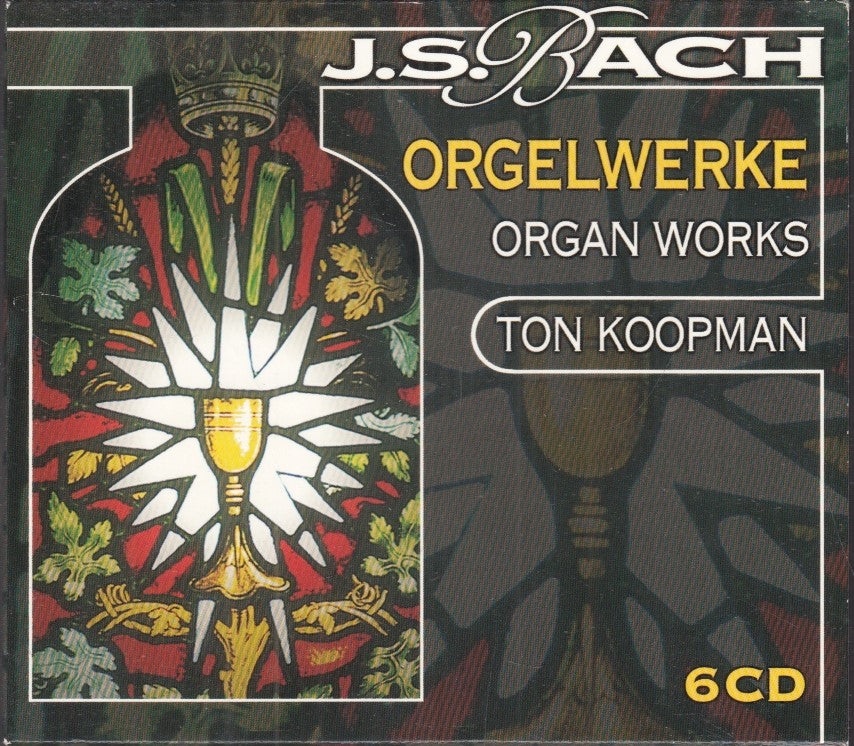 MCD- CD BACH ORGELWERKE TON KOOPMAN INTERDISC TRADING BOX 6 CD - ZCD6