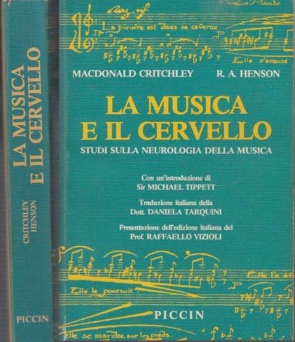 LZ- LA MUSICA E IL CERVELLO - CRITCHLEY HENSON - PICCIN --- 1987 - B - XDS6