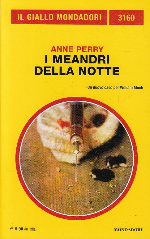 LG- GIALLO MONDADORI N.3160 I MEANDRI DELLA NOTTE - PERRY ---- 2017 - B - YDS999