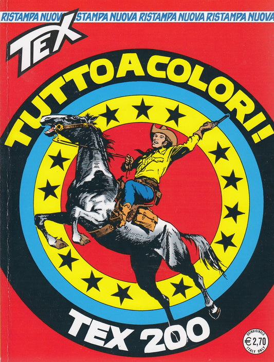 Tex Nuova Ristampa- Bonelli- con posterino- Fascia 200/299- Scegli il numero-V26